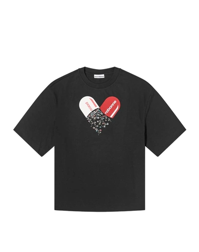 Shop Rabanne Short Sleeve T-shirt In Black