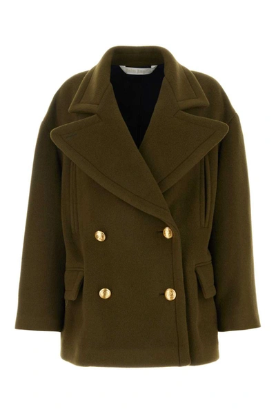 Shop Palm Angels Coats In Green