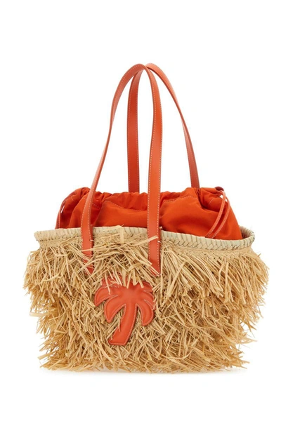 Shop Palm Angels Handbags. In Beige O Tan