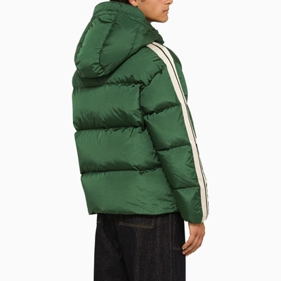 Shop Palm Angels Nylon Forest Jacket In Green