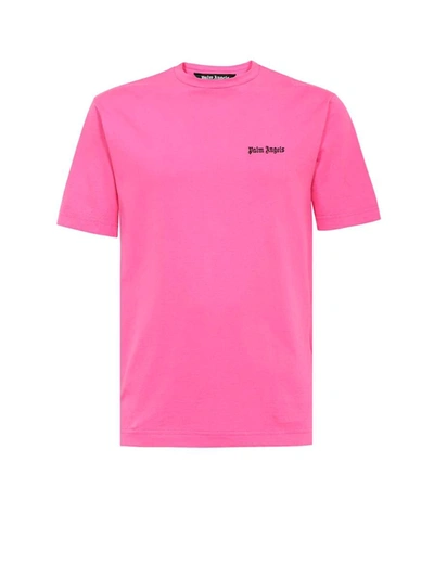 Shop Palm Angels T-shirt In Pink