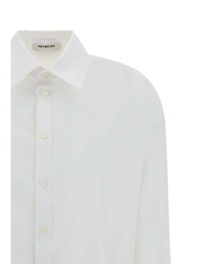 Shop Peter Do Shirts In Off White