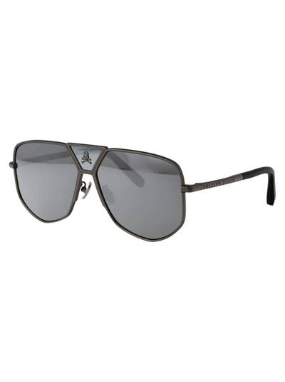 Shop Philipp Plein Sunglasses In 584x Ruthenium