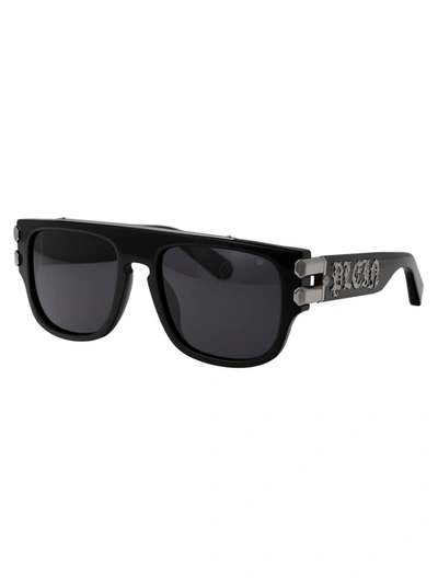 Philipp Plein Spp011x Sunglasses In 0700 Black