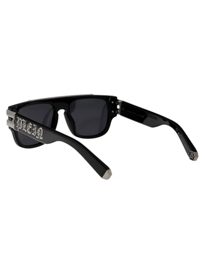 Philipp Plein Spp011x Sunglasses In 0700 Black