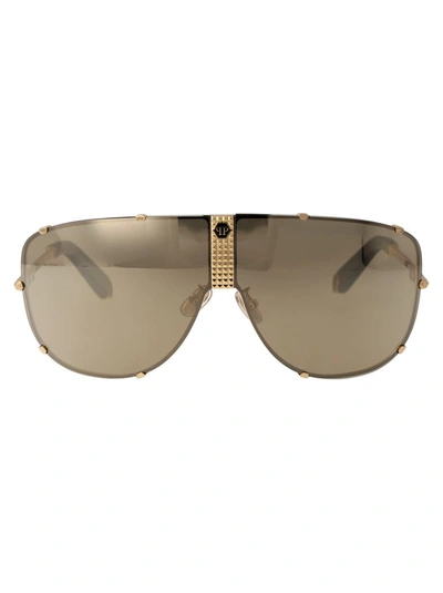 Shop Philipp Plein Sunglasses In 400g Gold