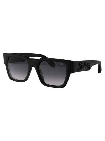 Philipp Plein Spp095m Sunglasses In 0703 Black
