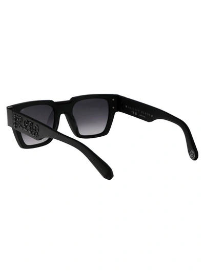Philipp Plein Spp095m Sunglasses In 0703 Black