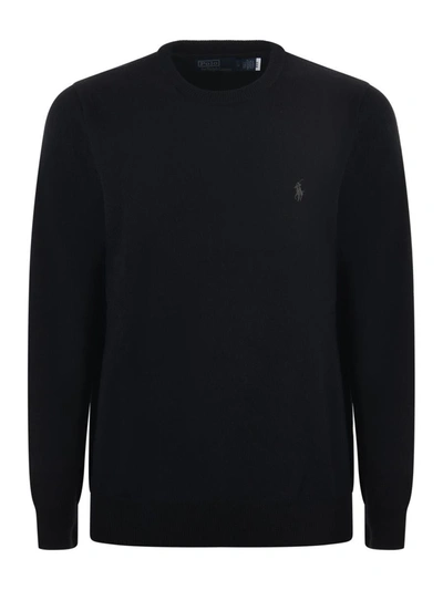 Shop Polo Ralph Lauren Sweater In Black