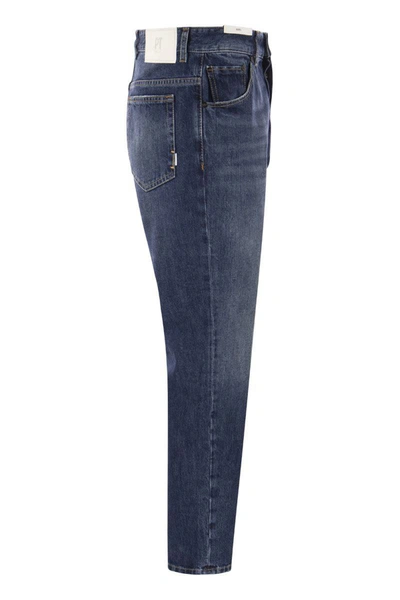 Shop Pt Torino Rebel- Straight-leg Jeans In Blue