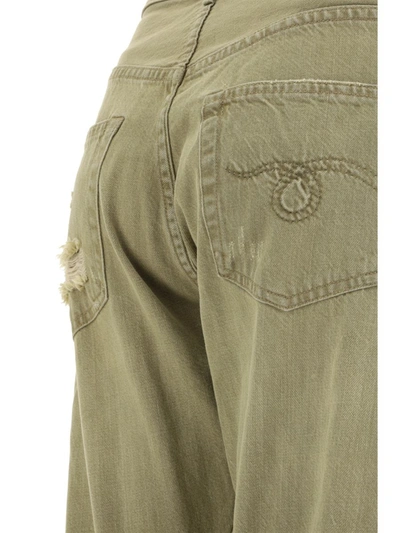 Shop R13 Jeans In Moss Green