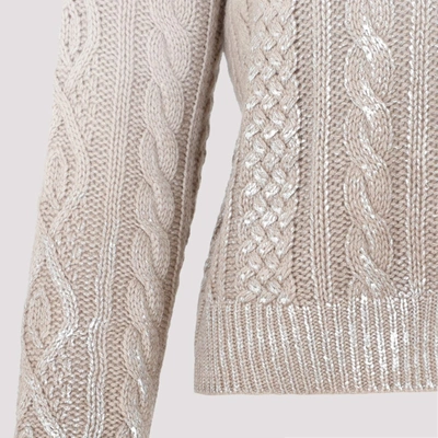 Shop Ralph Lauren Turtleneck Sweater In Nude &amp; Neutrals
