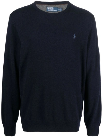 Shop Ralph Lauren Sweaters In Blue