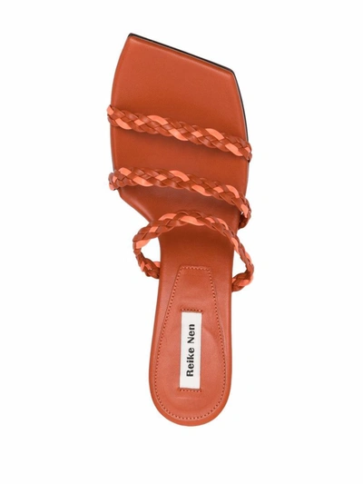 Shop Reike Nen Leather Heel Sandal In Red