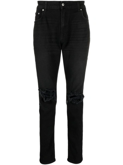 Shop Represent Slim-cut Jeans In Black