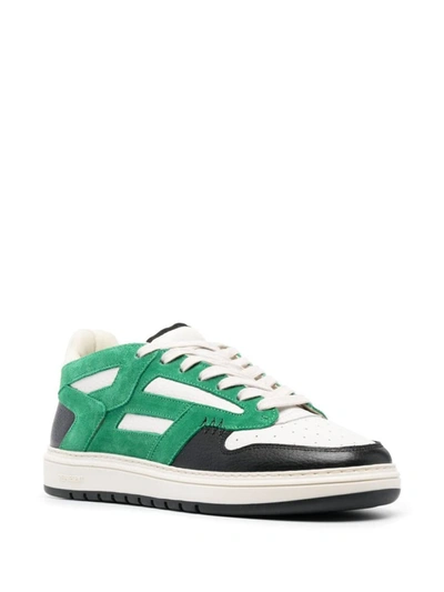 Shop Represent Reptor Sneakers Shoes In Green
