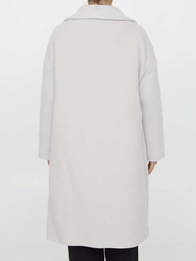 Herno Twofer Wool-blend Down Coat In Beige