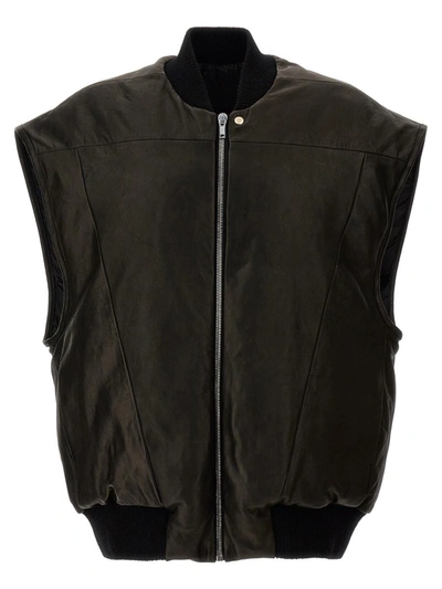 Shop Rick Owens 'jumbo Flight' Vest In Black