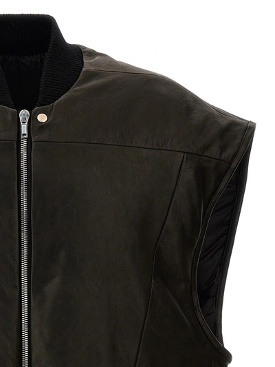 Shop Rick Owens 'jumbo Flight' Vest In Black