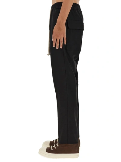 Shop Rick Owens Drawstring Pant In Black