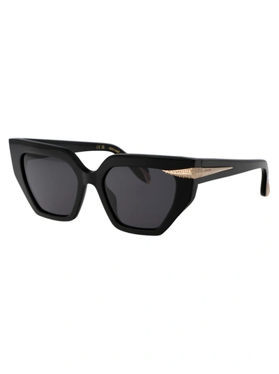 Shop Roberto Cavalli Sunglasses In 700y Black