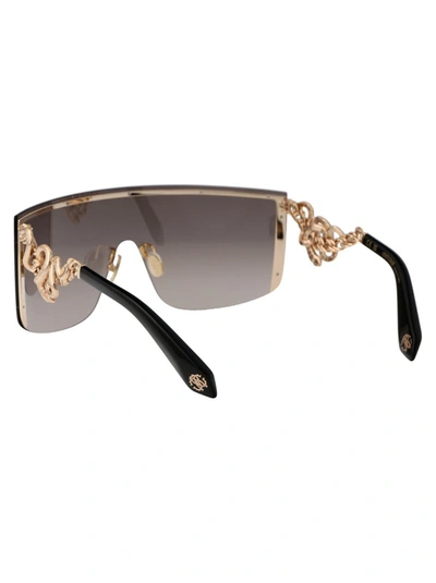 Shop Roberto Cavalli Sunglasses In 300g Gold