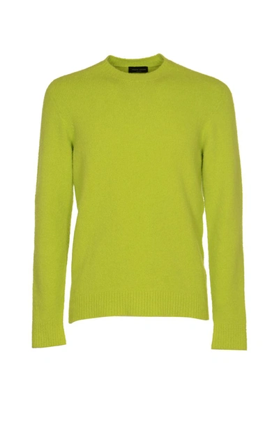 Shop Roberto Collina Sweaters In Lime