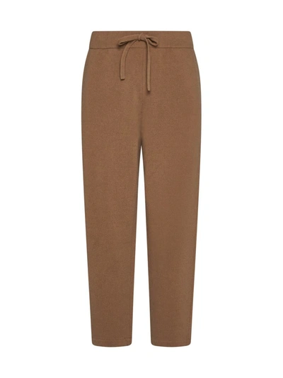 Shop Roberto Collina Trousers In Brown