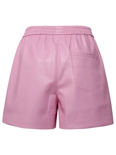 Shop Nanushka Rose Polyester Shorts In Pink