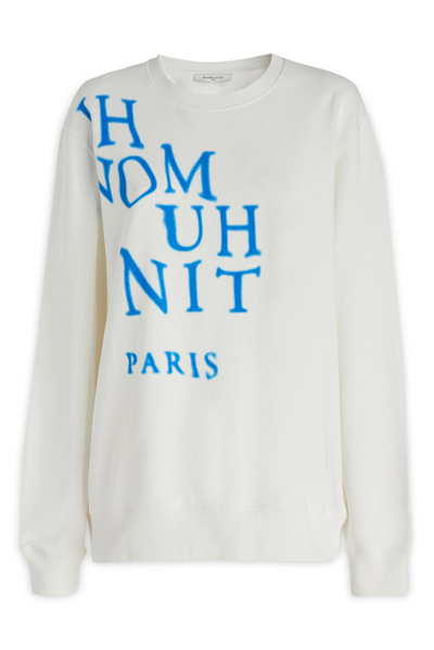 Shop Ih Nom Uh Nit Logo Printed Crewneck Sweatshirt In White