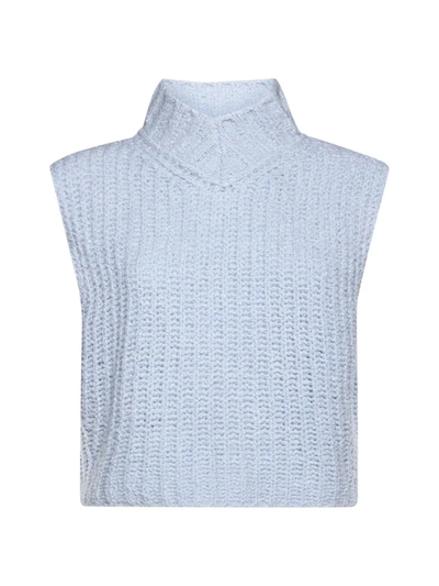Shop Rus Sweaters In Ice Blue