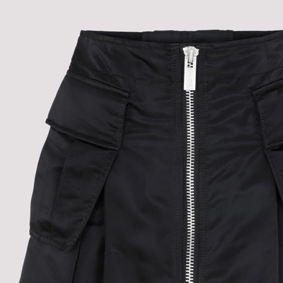 Shop Sacai Nylon Twill Shorts Pants In Black