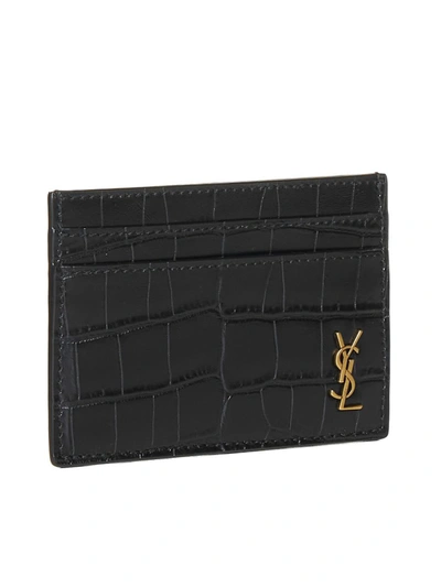 Shop Saint Laurent Wallets In Black