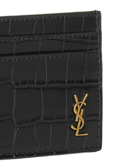 Shop Saint Laurent Wallets In Black