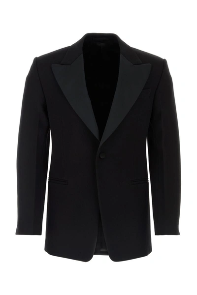 Shop Ferragamo Salvatore  Jackets And Vests In Black