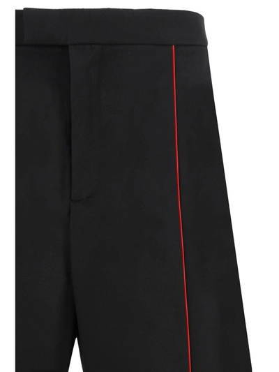 Ferragamo Logo Patch Drawstring Track Pants In Nero