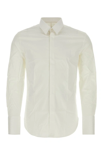 Shop Ferragamo Salvatore  Shirts In White