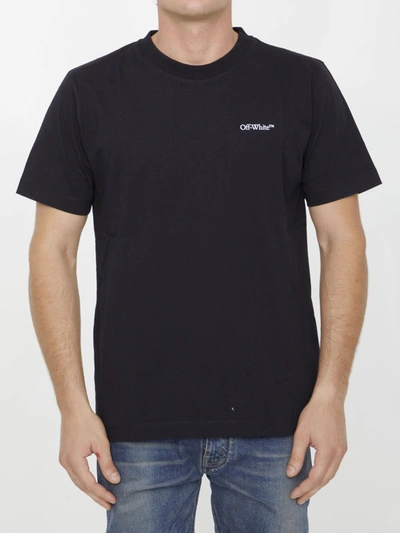 Shop Off-white Scratch Arrow T-shirt In Black
