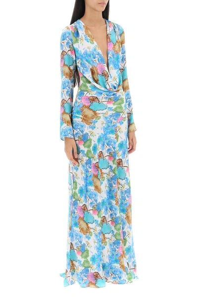 Shop Siedres Senty Floral Maxi Dress In Multicolor