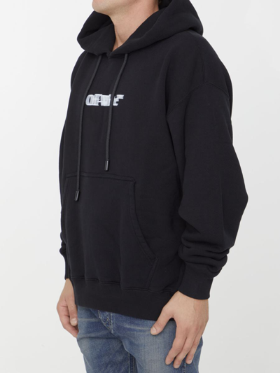 Shop Off-white Sliding Book Hoodie In Black