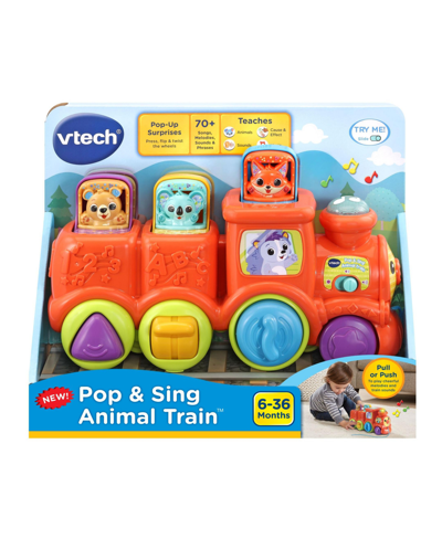 Shop Vtech Pop And Sing Animal Train In Multi