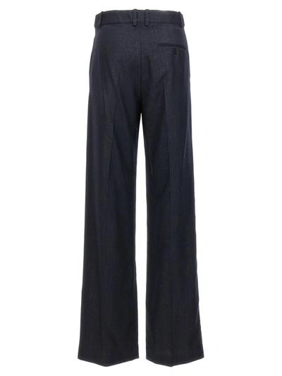 Shop Stella Mccartney Lurex Pants In Blue
