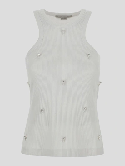 Shop Stella Mccartney T-shirts And Polos In Pure White