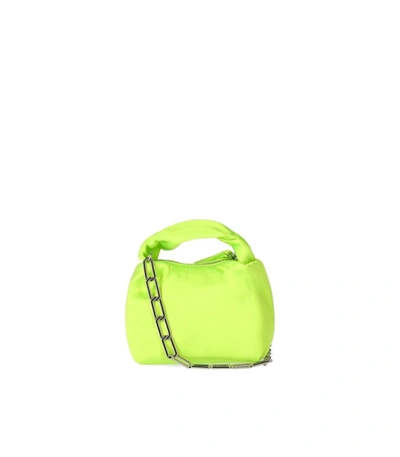 Shop Stine Goya Ziggy Satin Lime Green Micro Bag