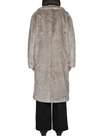 Shop Stine Goya Coats In Grey
