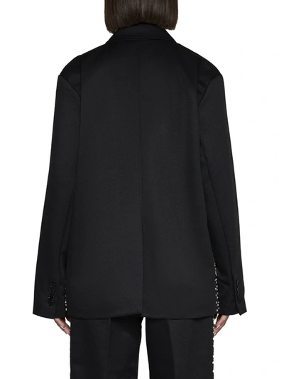 Shop Stine Goya Jackets In Jet Black