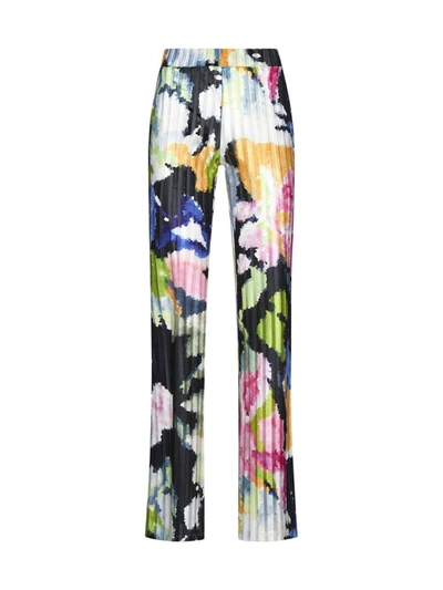 Shop Stine Goya Trousers In Artistic Floral