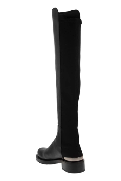 Shop Stuart Weitzman 5050 Bold - Boots In Black