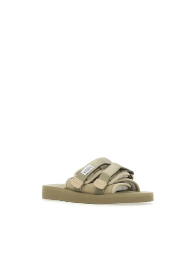 Shop Suicoke Mules In Taupe