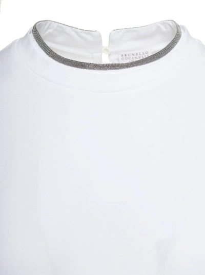 Shop Brunello Cucinelli T-shirt Donna In White
